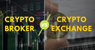 Brokers vs. trocas de moedas criptográficas